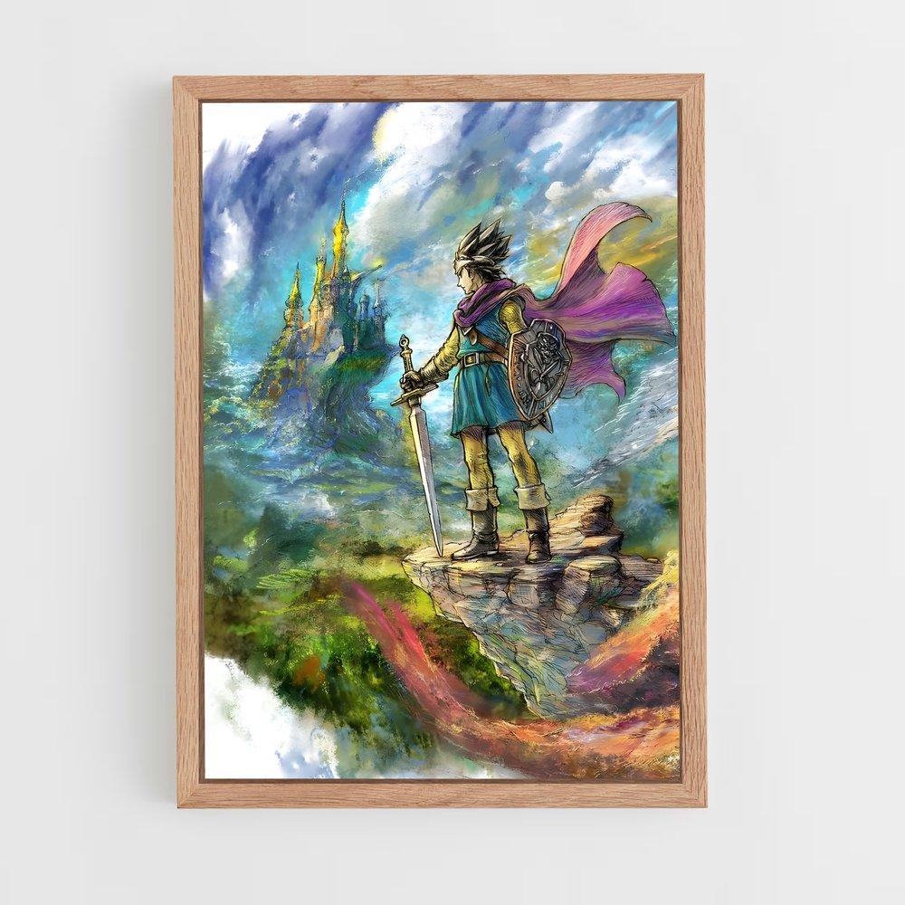 Poster L'Héritier du Dragon – affiche Dragon quest (vue 4)